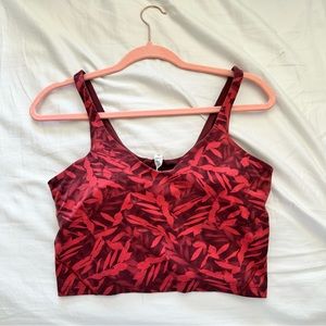 [SOLD] lululemon Align Tank Top, US 10, Spray Leaf Fireside Red